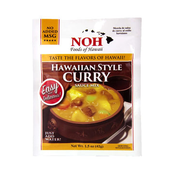 NOH Foods Hawaiian Style Curry Seasoning Packets, 1.5 oz, Pack of 3