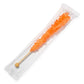 Orange Rock Candy Sugar Sticks - Orange Flavored - 24 Individually Wrapped Candy