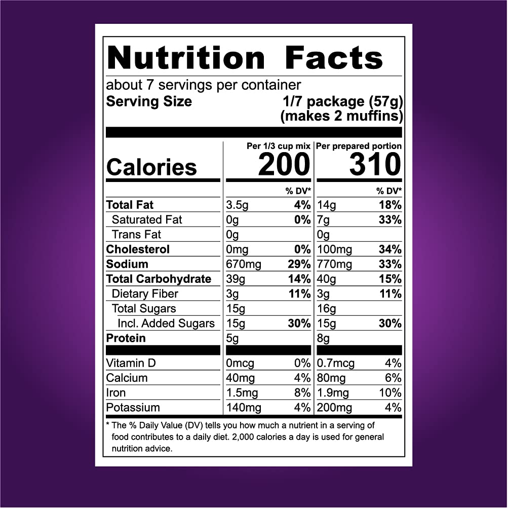 Wholesome Hearty Oat Muffin Scratch Quality Baking Mix, Fair Trade, Non-Gmo, Usda Organic Oat Muffin Mix, 14 Oz., (Packaging May