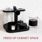 Aeropress Organizer Stand, Compact Storage For Aeropress Original, Clear, Xl Coffee Maker, And Accessories, Ideal Coffee Caddy S
