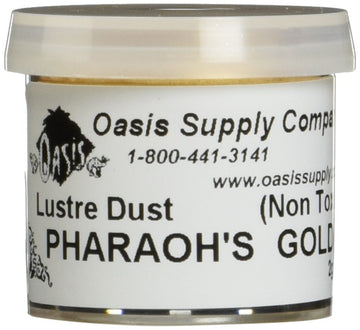 Oasis supply Lustre Dust, Pharaohs Gold (Old Gold), 2 Gram