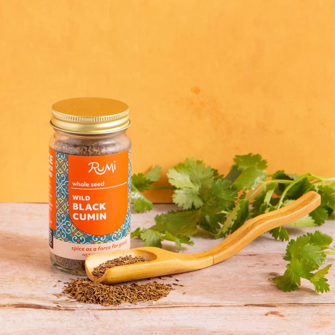 Rumi Spice - Whole Seed Cumin (2.2 Oz) | Wild Harvested Cumin | Robust, Earthy, Piney Flavor | Ethically Sourced