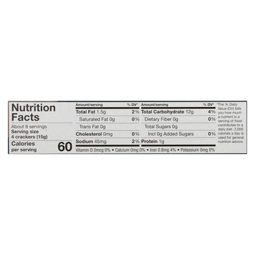 Wellington Traditional - Water Cracker - Case of 12 - 4.4 oz.