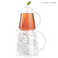Tea Forte Iced Tea - Orange Papaya Blend, Organic, 5 Individually Wrapped Pyramid Infuser Bags, Each Steeps 24 oz.