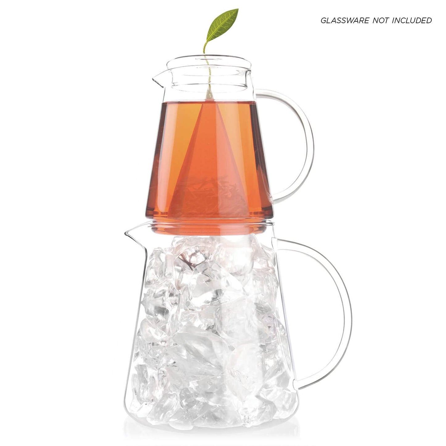 Tea Forte Iced Tea - Orange Papaya Blend, Organic, 5 Individually Wrapped Pyramid Infuser Bags, Each Steeps 24 oz.
