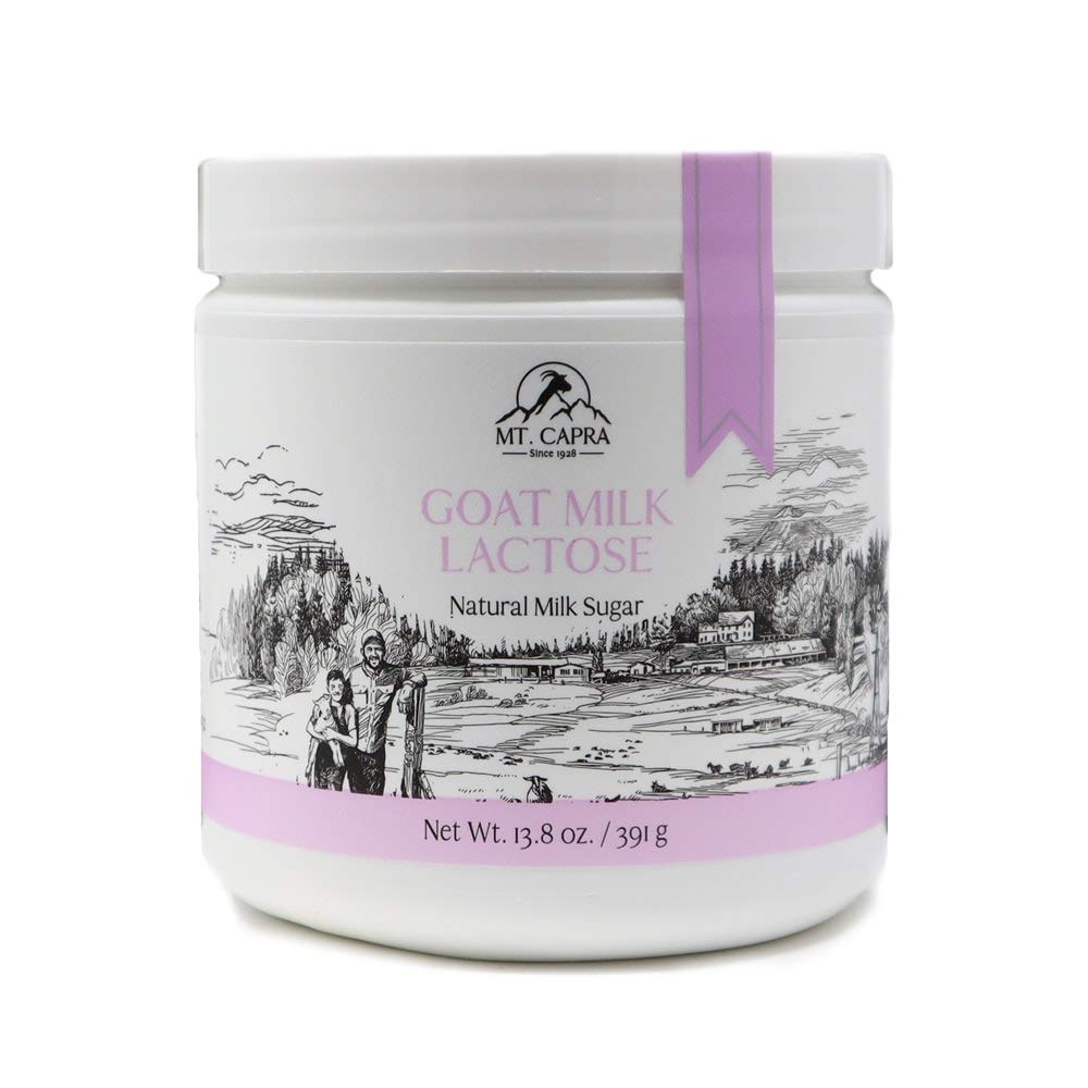 Mt. Capra Since 1928 | Goat Milk Lactose Powder, Pure Milk Sugar From Goats, Boost Beneficial Gut Bacteria Lactobacillus Acidoph