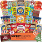 Variety Snack Care Package (45 Count) Gift Box For Teens - Fathers Day Goodie Food Arrangement For Dad - Birthday Candy Basket For Men, Women, Boys, Girls, Kid, Mature-Themed, College Student - Prime Delivery