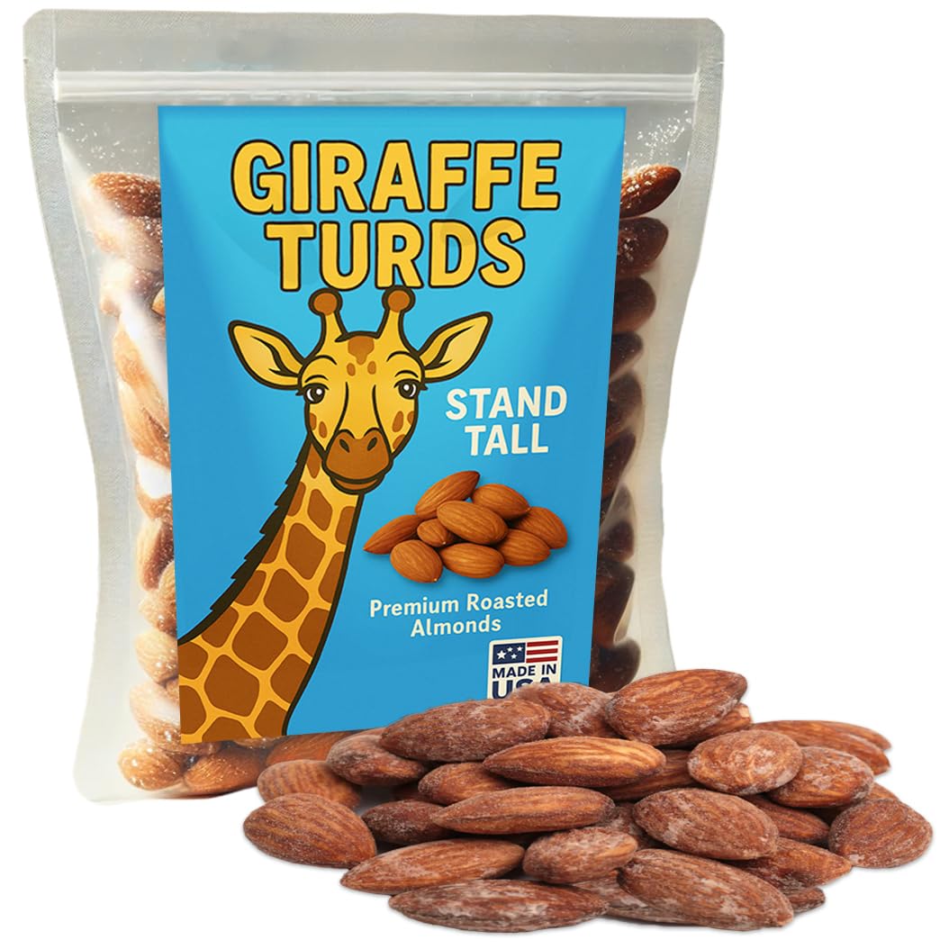 Animal Turds Roasted Almonds: Exotic Wildlife-Inspired Snacks, Perfect for Themed Parties, Unique Gifts for Animal Lovers, and E