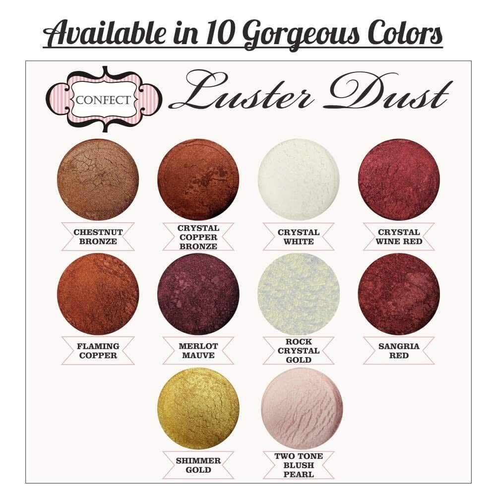 Confect - Luster Color Dust - Two Tone Blush Pearl - 5Gms