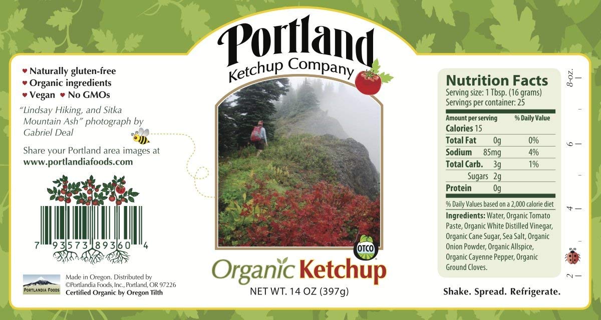 Portlandia Foods Portland Organic Ketchup