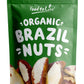 Food to Live Organic Dry Roasted Brazil Nuts, 1 Pound Non-GMO, Whole, Unsalted, Oven Roasted, No Oil Added, Vegan, Kosher. Good 