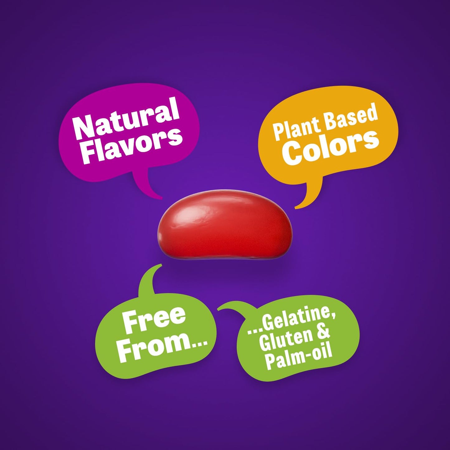 The Jelly Bean Planet 36 Huge Flavors 42.5 Oz Jar - Jelly Beans - Chewy Fruit Flavored Candy - Gluten Free Snacks - Candy Bulk -