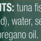 Tonnino Tuna Yellowfin Fillets (Pack Of 1, Oregano)