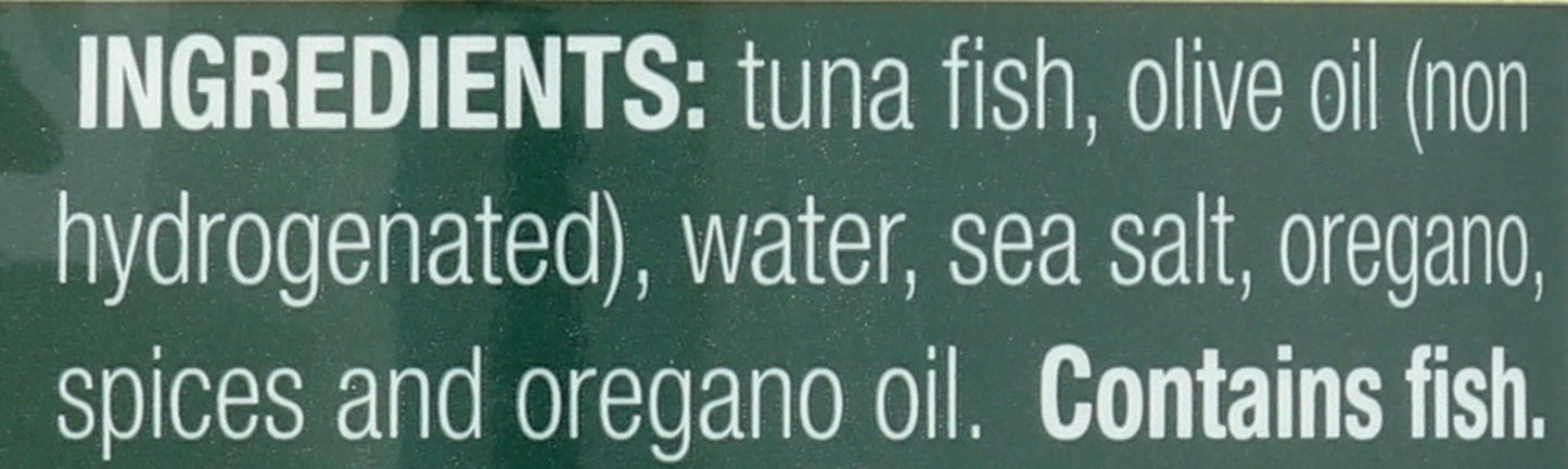 Tonnino Tuna Yellowfin Fillets (Pack Of 1, Oregano)