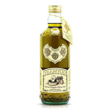 Frantoia Extra Virgin Olive Oil From Italy - Fruity, Unfiltered, Cold Extracted Authentic Sicilian Olive Oil - Fresh Harvest, Imported From Italy - 33.8 Fl Oz - Pack Of 1