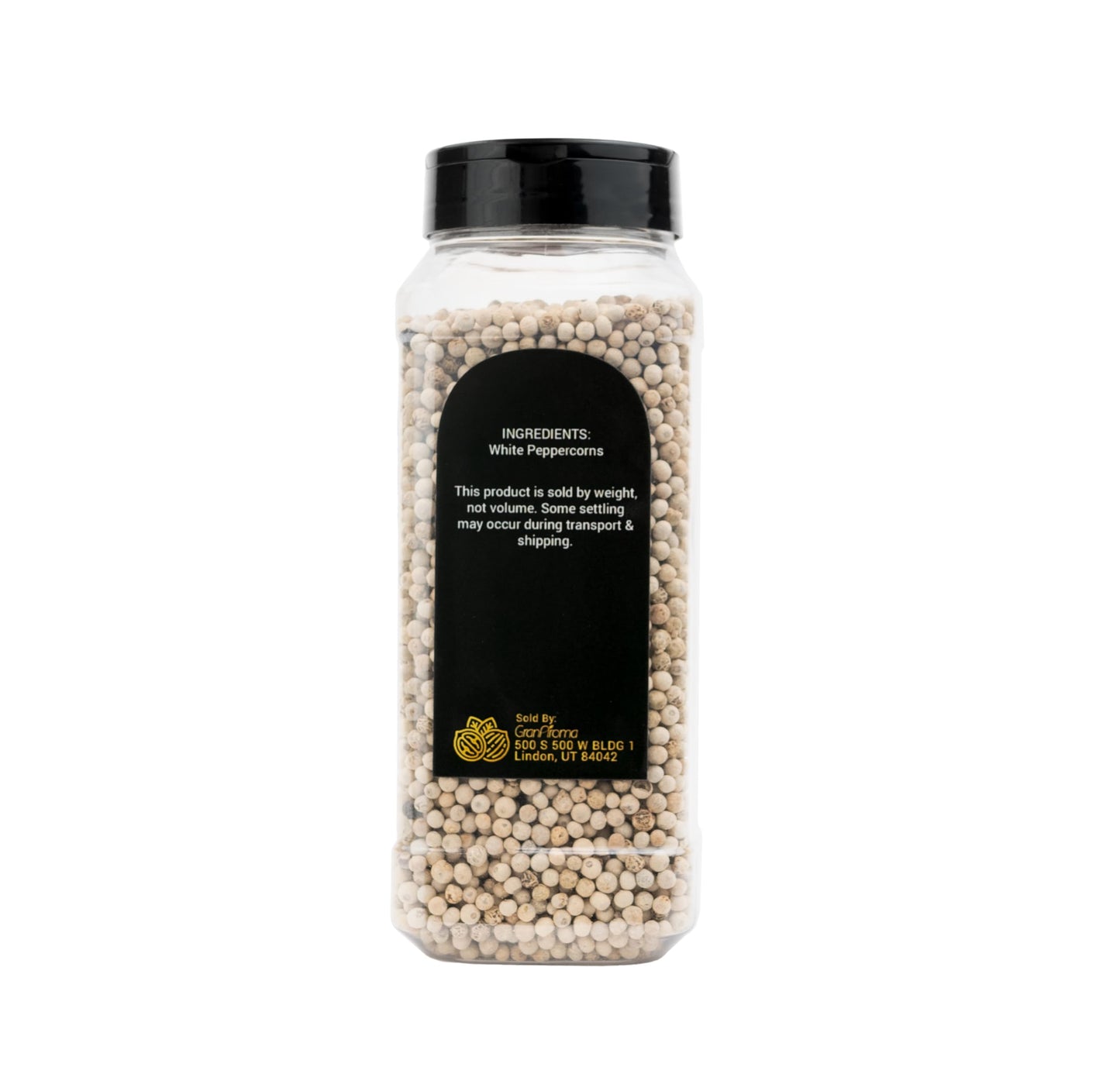 Granaroma White Peppercorns, Sauces & Soups, Bright Flavor, Versatile Spice (1.2 Pound)