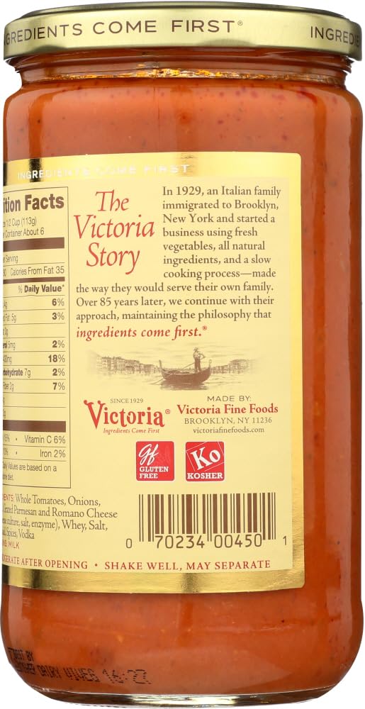 Victoria spirit-inspired flavor Sauce - Classic Italian Flavor, 16 oz