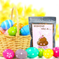 Happy Poop Emoji Bunny Snack Blend Spicy Gourmet Trail Mix Easter Basket Filler Candy Alternative Funny Food Gift for Women