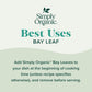 Simply Organic Bay Leaf, Certified Organic | 0.14 Oz | Laurus Nobilis - Pack Of 2
