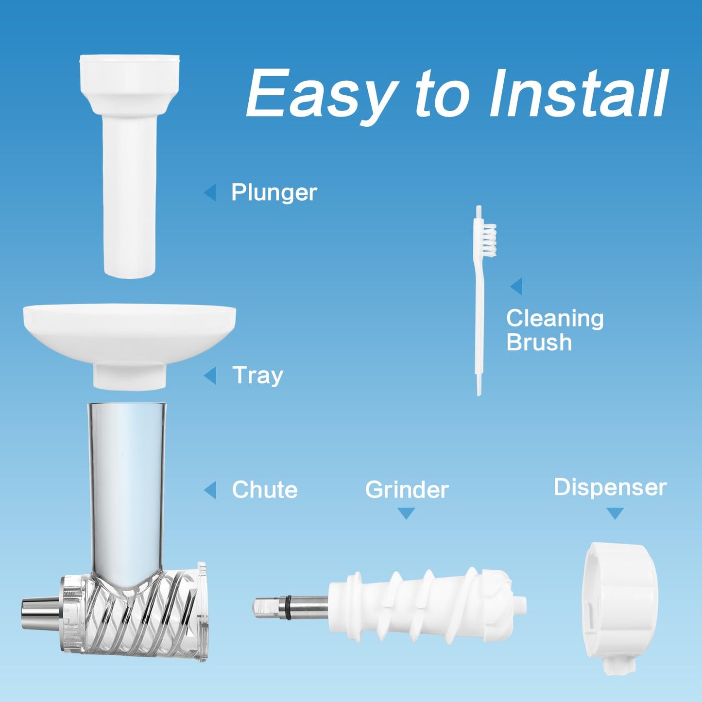 Fruit Ice Cream Maker Compatible with KitchenAid Stand Mixer For Healthy Dairy-Free Fruit Ice Cream, Desserts And Soft Ice Cream