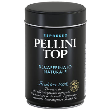 Pellini 100% Arabica Decaffeinated Ground Coffee Tin, 250 g (8.82 oz)