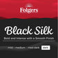 Folger Black Silk Dark Roast Ground Coffee (40.3 oz) - Bundle Includes AYCB Distribution 15ml Measuring Scoop
