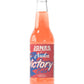 Jones Soda Co. Special Release Nuka Cola Victory | Fallout Merchandise | Cane Sugar Soda | Craft Soda Pop | Soda Soft Drinks | Glass Bottle Soda | Peach & Mango Flavor | (4 Bottles)