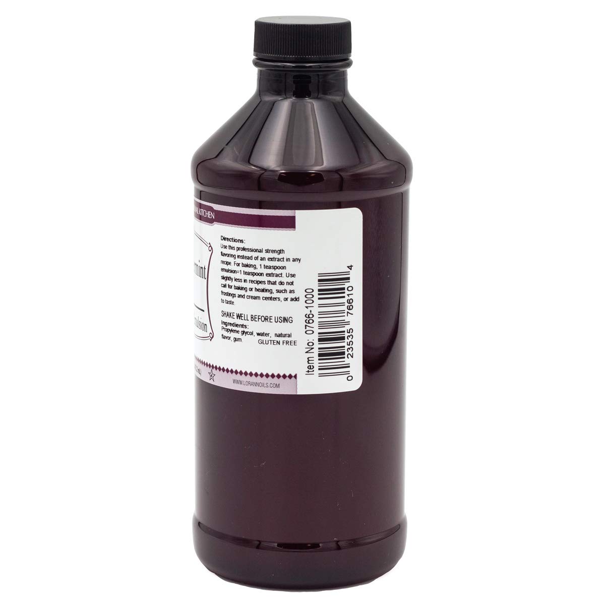 Lorann Peppermint Bakery Emulsion, 16 Ounce Bottle