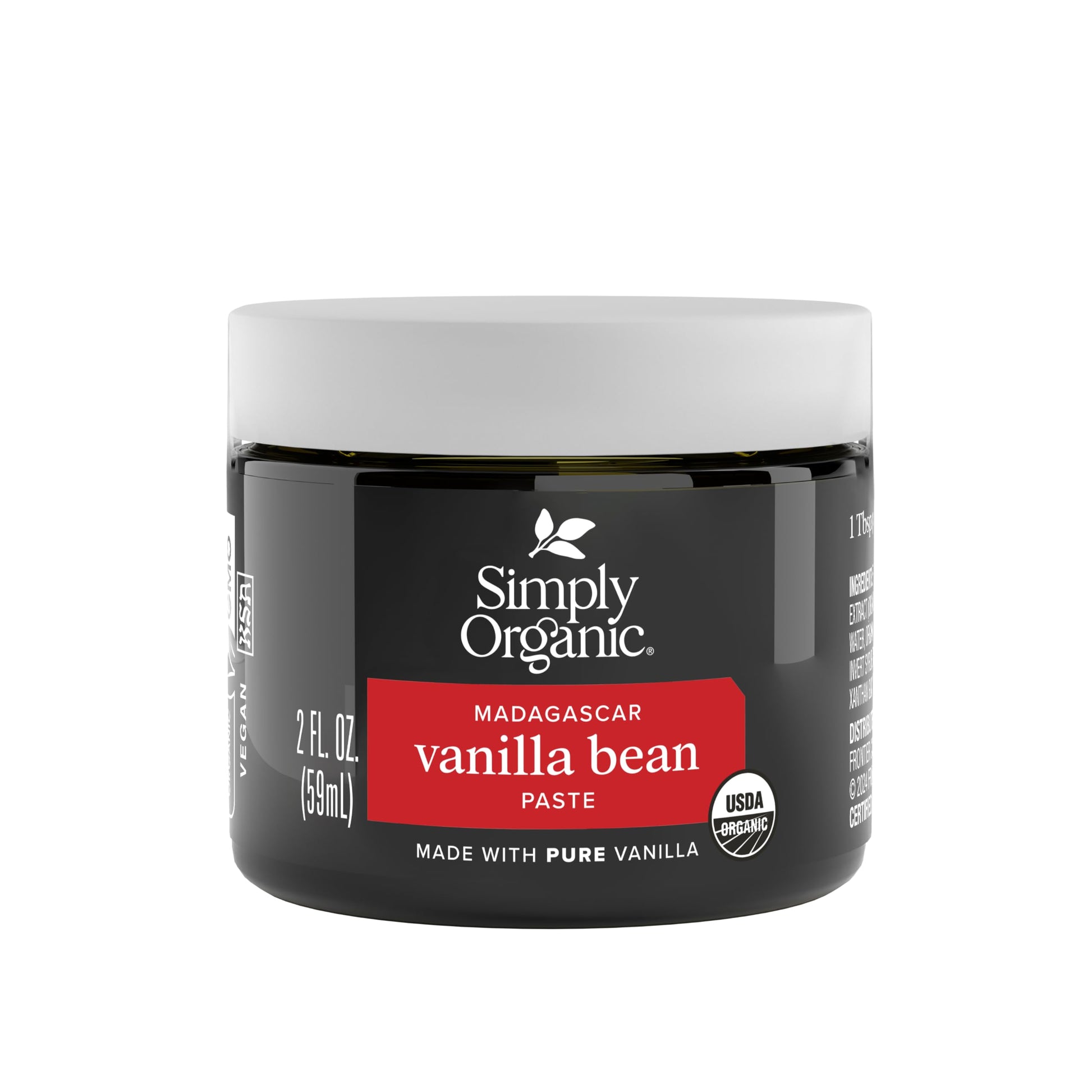 Simply Organic Vanilla Bean Paste, Organic, 2 Oz., Model 0089836198532