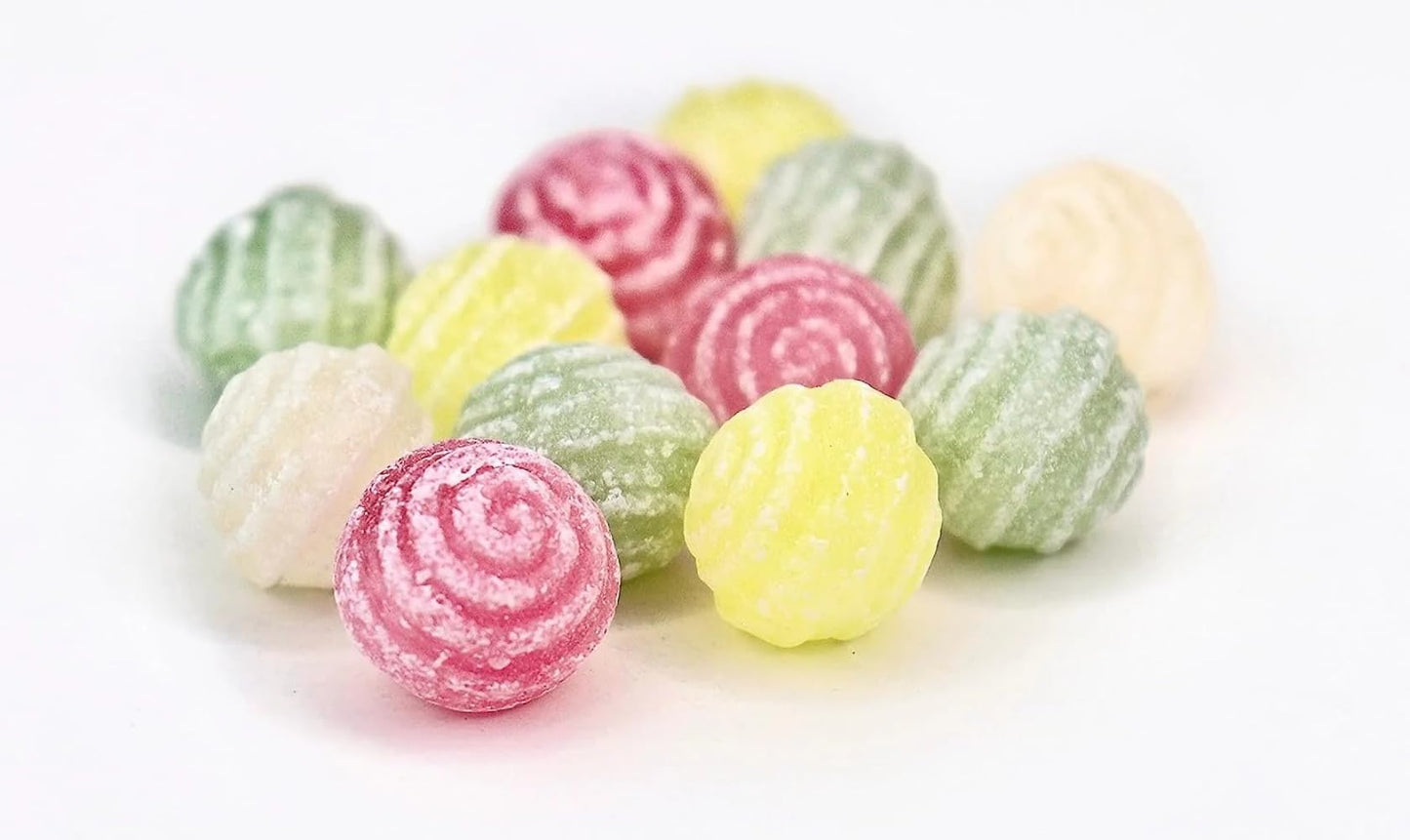 Andy Anand Sugar Free Hard Candy Spirals, 110pc Stevia Sweetened, Zero Sugar, 5 Flavors, 7 Oz, Made in Spain - Healthy Candy Assortment