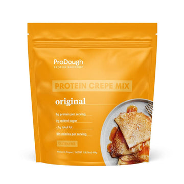 ProDough High Protein- Gluten Free French Crepe Mix, Low Carb, 8g of Protein per Serving, No Added Sugars, Keto Friendly, Makes 