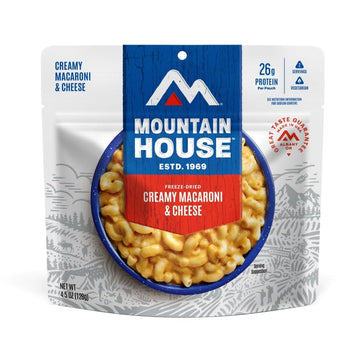 Mountain House Creamy Macaroni & Cheese | Freeze Dried Backpacking & Camping Food | 2 Servings