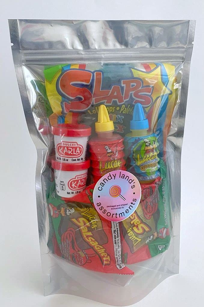 Slaps Lollipop Candy DIY Kit- TikTok Famous - Mix Flavors of Mexican Candy