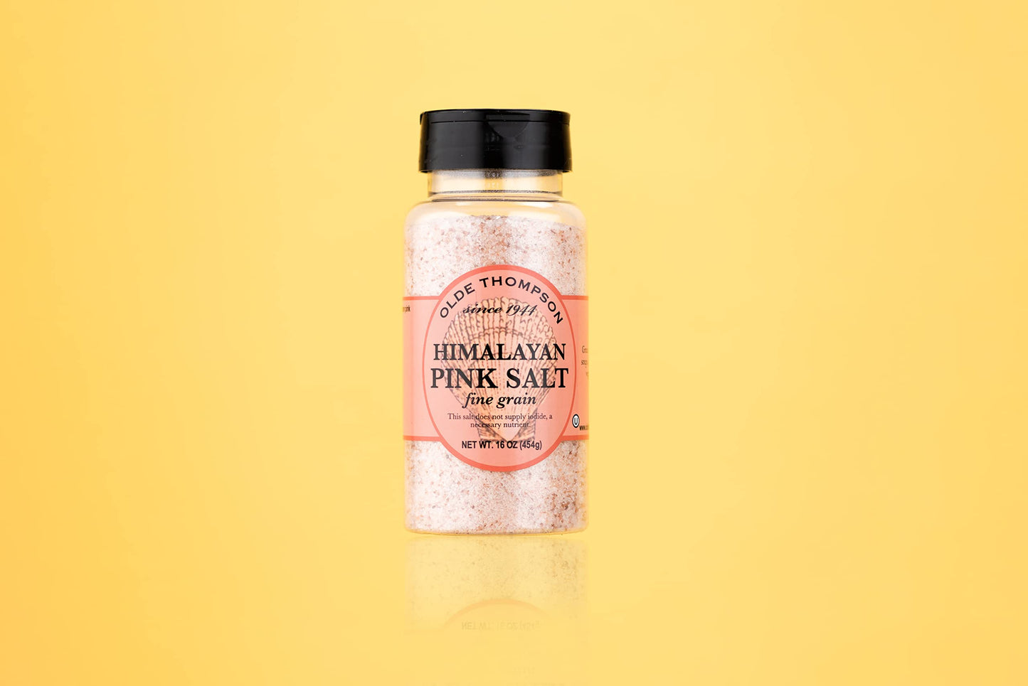 Olde Thompson Fine Grain Himalayan Pink Salt, Refill For Salt Shakers, 16 Ounce