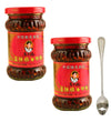 laoganma spicy chili crisp sauce Xiang La Cui Comes with a free Toothsome Mart spoon (pack of 2, 7.4oz)