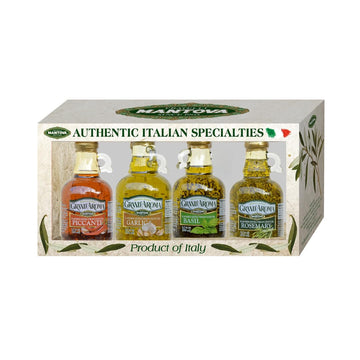 Grand'Aroma Piccante, Rosemary, Garlic, Basil, Flavored Extra Virgin Olive Oil, 8.5-Ounce Bottles (Pack of 4)