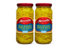 Mezzetta Mild Banana Pepper Rings | Gluten Free, Keto, Kosher | 16 Fluid Ounce Jar (Pack of 2)