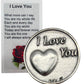 Westmon Works I Love You Sentiment Token And Poem Card Valentines Day Gift Set