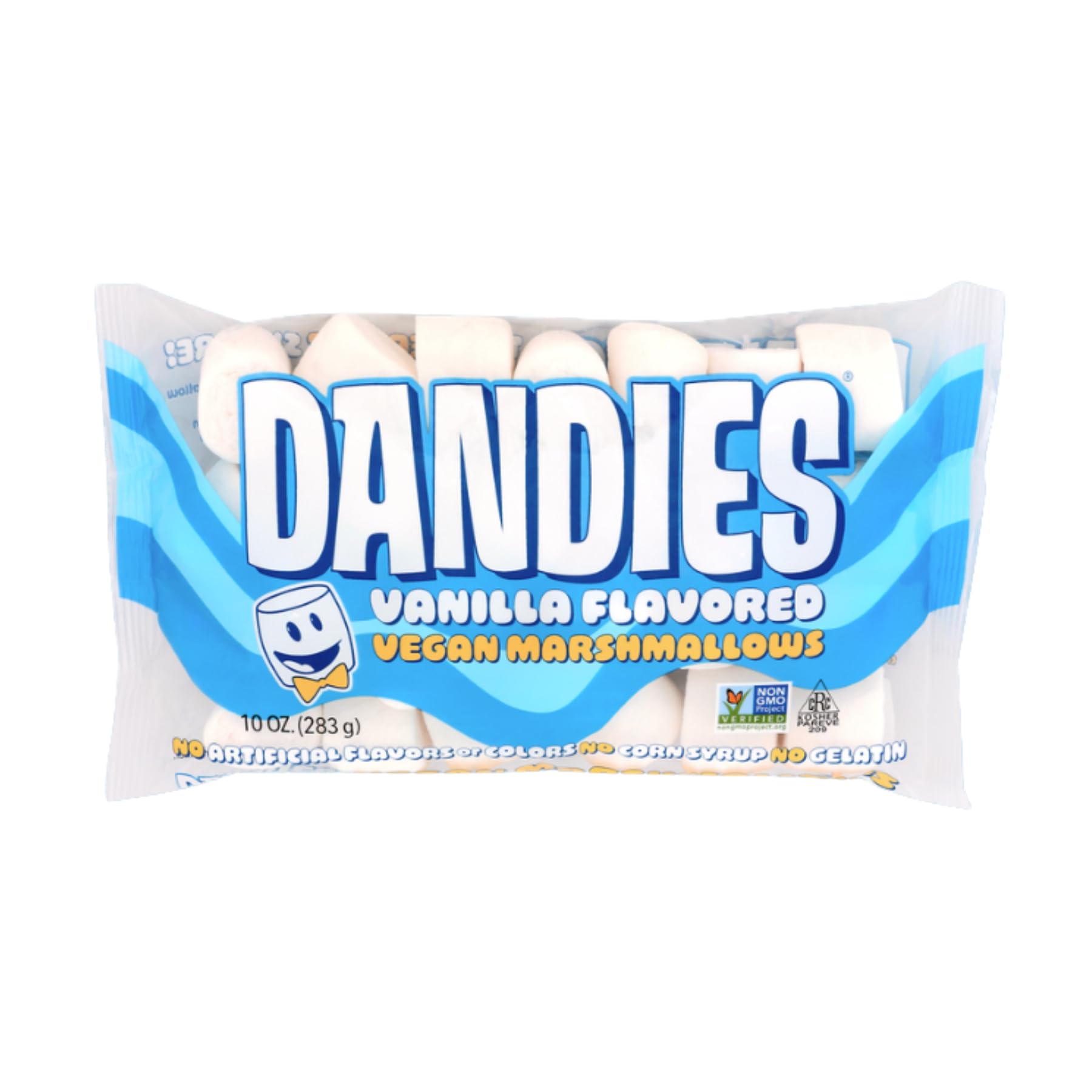 DANDIES Vegan Marshmallows, No Artificial Flavors or Gelatin, 10 Ounce (Pack of 6)