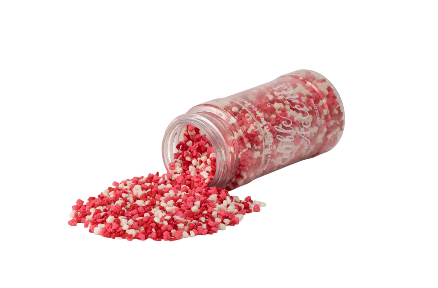 Edible Accents Mini Hearts - Confectionery Accents, Gluten Free, Egg Free, Nuts Free, Kosher, Fancy Sprinkles Medley Mix, For Ba