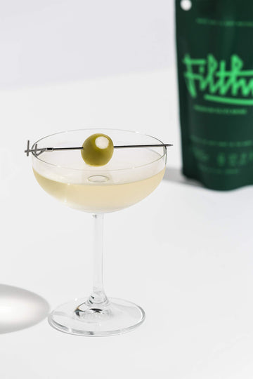 Filthy Olive Brine for Cocktails, 8 Oz Pouch, 4 Pack