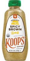 Koops Mustard Organic Spicy Brown, 12 Ounce (Pack Of 12)
