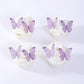 48Pcs Wafer Paper Butterfly Cake Toppers Yocity Edible Butterflies For Cake Decorations Purple Butterfly Cupcake Toppers For Bir