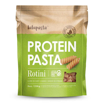 Wholesome Provisions High Protein Pasta, Gluten Free, 19g Protein, 4g Net Carb, 8 Ounce, Rotini