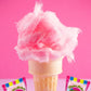 Fruidles Cotton Candy Blue And Pink Swirl Party Flavors Supplies Birthday Treats For Kids, Kosher, 1Oz Bag (12-Pack)