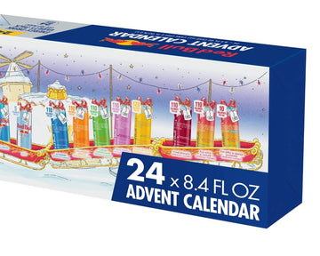 Energy Drink Variety Advent Calendar  limited edition  Red Bull  with 80mg Caffeine  Taurine & B Vitamins  8.4 fl. oz. X 24 cans