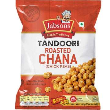 Jabsons Roasted Chana- Tandoori, [ Skinless ] - 140 G