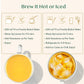 VAHDAM Turmeric Ginger Herbal Tea - Caffeine Free, 50+ Cups, 3.53oz, Off-white, Model B0757VW95S, Vacuum Sealed, 100
