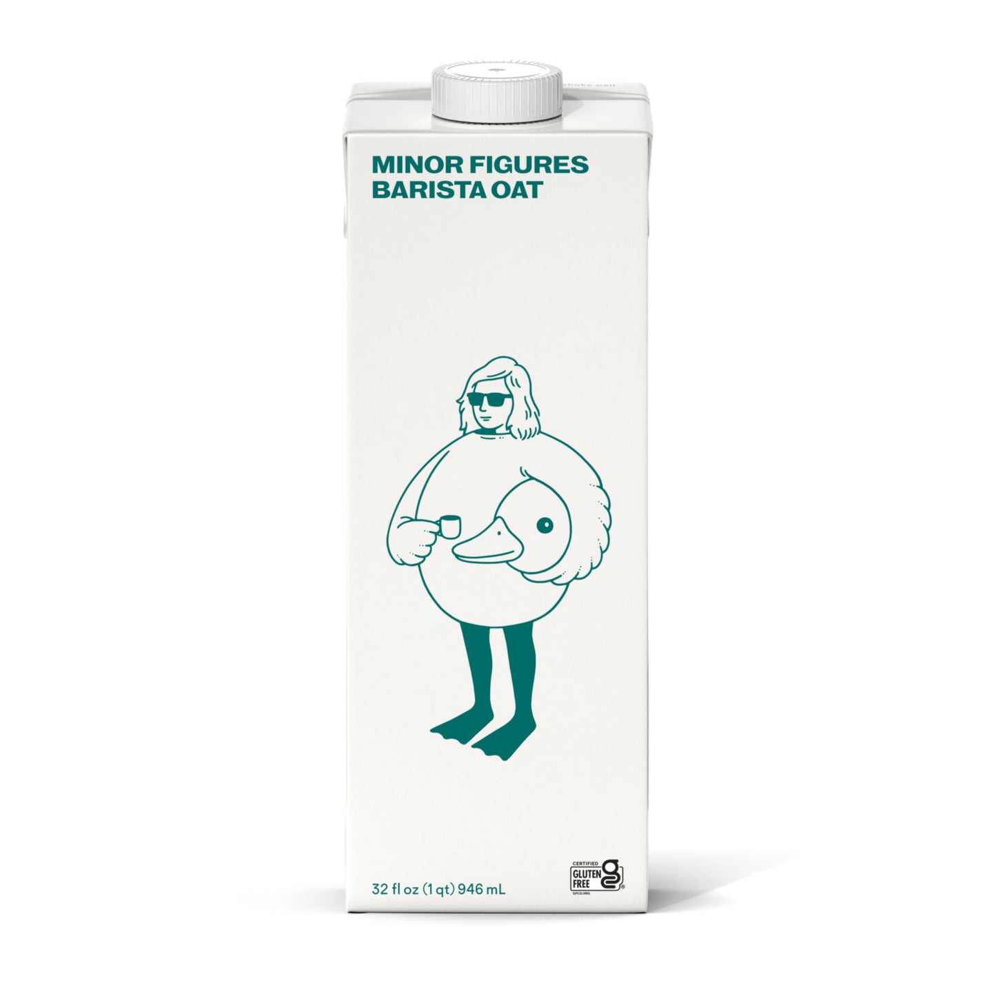 Minor Figures - Oat Milk - Standard - Barista Standard - 32 Oz - 6 Pack - Non Gmo - Plant Based - Vegan - Dairy Free - Shelf Sta
