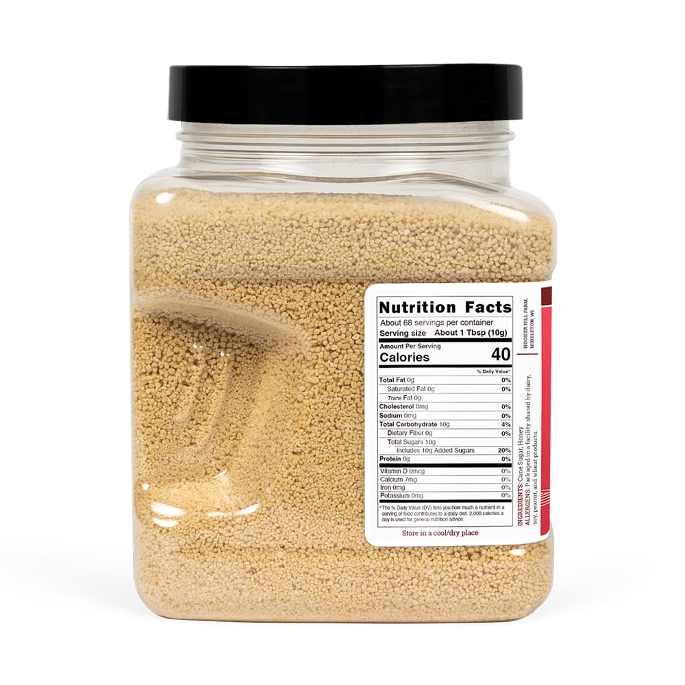 Hoosier Hill Farm Granulated Honey Crystals, 1.5LB (Pack of 1)